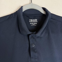 IZOD Polo Shirt Boys 18-20 Blue Uniform Short Sleeve Knit Schoolwear Regular Fit