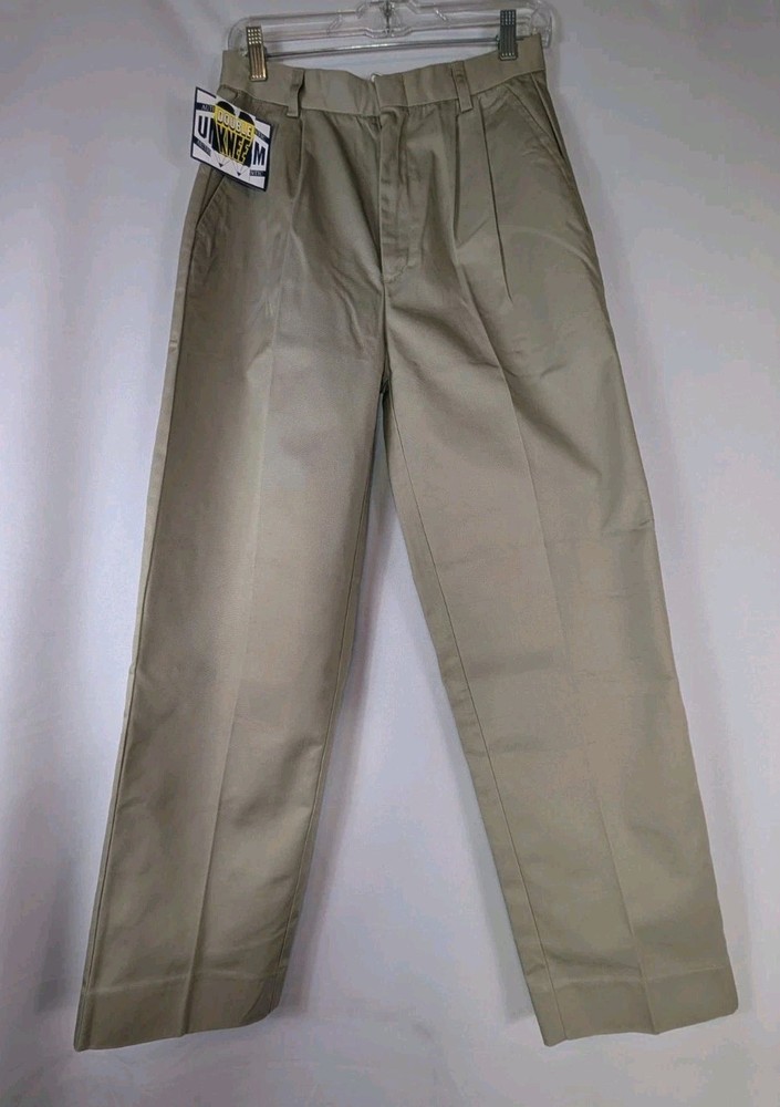 Authentic School Uniform Size 18 Khaki Pants Pleated With Tags