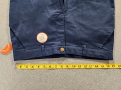 Wonder Nation School Uniform Pants Size 16 Husky Navy Adjust Waist Reinforce NEW