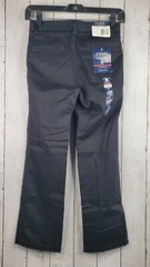 Chaps Boys Approved Schoolwear Boys 10 Regular Black Pants Adjustable Waist NWT