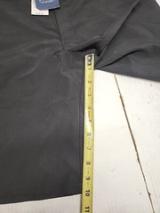Boys Black Chaps Flat Adjustable Waist School Uniform Shorts In Size 18 Regular