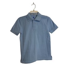 Real School Uniforms Light Blue Youth Pique Polo Size Medium