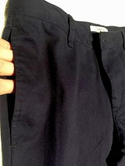 NEW CHEROKEE Ultimate UNIFORM ADJUSTABLE WAIST PANTS BOYS SIZE16 Husky/16Cd Navy