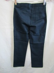 NWT OLD NAVY BOYS BLACK PLAIN FRONT BUILT-IN FLEX WOVEN PANTS SIZE 8 SLIM