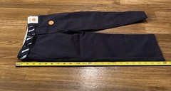 NWT-GYMBOREE Boys Navy Blue School Uniform Pants W/ Belt ADJ Waist SZ 4