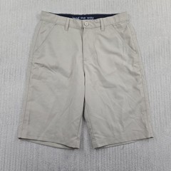 French Toast Uniform Shorts Boys 16 Beige W28 Flat Front School Polyester