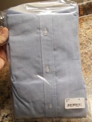New in Package RK Rifle/Kaynee Boys Long Sleeve Size 14 Button Down School Shirt
