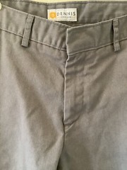 DENNIS UNIFORM Young Boys Size 29 Grey Shorts School Uniform Style 040720