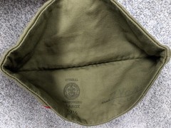Vintage Boy Scouts Of America Shirt Hat Set Boys 14 Green Scout Uniform Twill