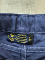 Boy Scouts Of America Blue Convertible Cargo Pants Youth 6