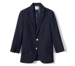 Lands’ End School Uniform Boys Hopsack Blazer Deep Navy Choose size