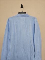 NWT FRENCH TOAST Boy’s Uniform T-Shirt Long Sleeve Cotton Blend Blue.Size XL