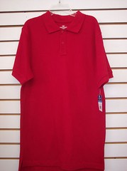 Boys Dockers Red Uniform Polo Shirts size 18/20