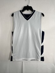 Champro Sports Youth XL Navy Blue White Reversible #3 Basketball Jersey Sleevles
