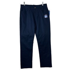 Nautica Boys 16 Husky Navy School Uniform Reinforced Knee Extensible NWT