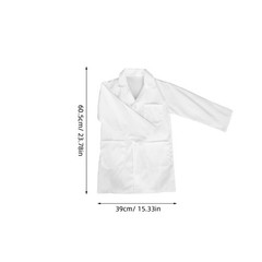 Kids Doctor and Scientist Pretend Play Costume Girls Coat Halloween