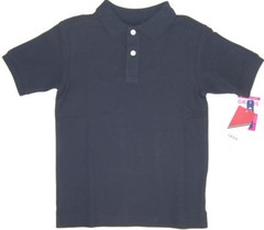 IZOD Boys School Uniform Short Sleeve Polo Shirt NWT Sz 6R or 7X Red White Blue