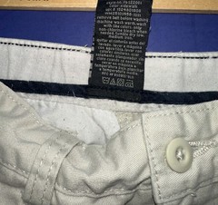 ‘FADED GLORY’ BOYS’ SIZE 5 BEIGE CARGO SHORTS W/ ADJ WAIST