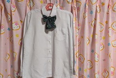 E141 ^_^Japanese SchoolGirl Uniform Winter! Defect Set! It’s still usable!! S~M