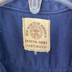 Boy Scouts of America Uniform Shirt Kids Blue Cub Scout Patches Vintage Outdoors