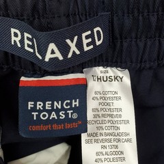 X4 Lot French Toast RELAXED Fit Twill Navy Blue School Uniform Pants Sz 12 Husky