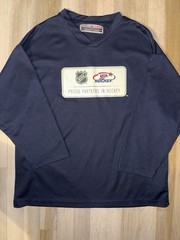 USA Hockey Practice Jersey Proud Partners of NHL Junior-Large Navy Blue