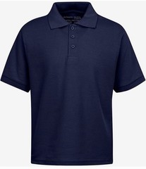 Boy’s School Uniform Short Sleeve Navy Blue Polo Shirt TAGLEss Galaxy Sz 5