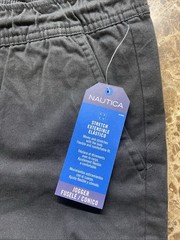 Nautica Boys School Uniform Pants M 10/12 Regular Black