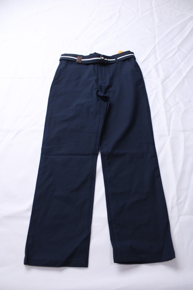 Gymboree Boy’s Quick Dry Straight Leg Uniform Chino Pants WR4 Blue Size 8 NWT