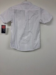 French Toast Boys Short Sleeve Classic Dress Shirt, Size 7, White