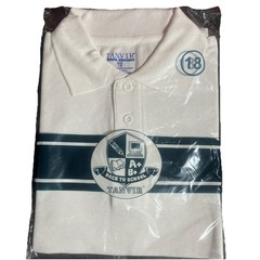 white polo children’s uniform shirts size 18