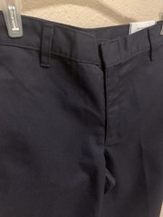 L@@K-Boys Mark Twain Black Prep School Uniform Pants Sz 28 X 30 Soft Twill NWT