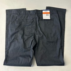 French Toast Boys Straight Fit School Uniform Pant Size 16 Black Chino Adjustabl