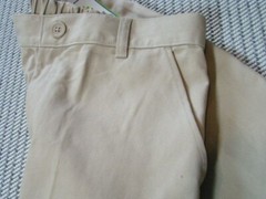 Real School Boys Husky Flat Front Pants School Uniform Approved Size 14H NWT