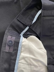 Lands End Boys 18S (14-15) YRS Ins 29″ Black Chino Pants Iron Knee NEW #3486