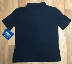 NWT Boys Navy Blue Short Sleeve Polo Shirt Catholic School Uniform Size 6/7