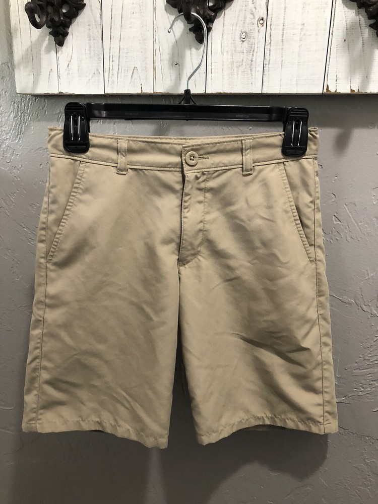 Nautica School Uniform Shorts Khaki Boys 12 Regular With Adjustable Waist