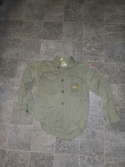 True Vintage Boy Scouts Denver Colorado Rare, Small USA Uniform Shirt #1198