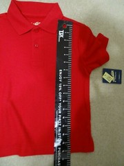 Austin Trading Co. Boys School Uniform Red Polo Shirt-Smoke/Pet-free-XS 6/7-NWT