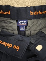 Lot of 2 Boys French Toast Navy Performance Uniform Shorts, Size 5