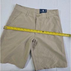 IZOD Boys Khaki Shorts Size 16 Regular School Uniform Wicking UPF 50+ NWT