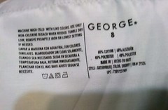 GEORGE Boys Navy Blue School Uniform Pants -Adjustable Waist, Size 8 EUC