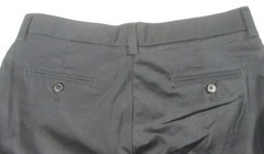 LANDS END Black Plain School Uniforms Chino Pants Boys 14 Inseam 27″ NEW