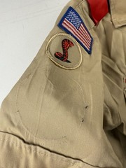 Vintage Boy Scouts of America Shirt Youth Large Long Sleeve Uniform Patch 90s US