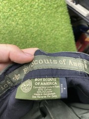 Boy Scouts of America Convertible Uniform Pants Youth 8 Green Zip Off Outdoor