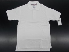 Boys French Toast White Short Sleeve Uniform Polo Shirt Husky Sizes 10H. – 14H.