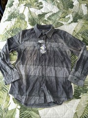 NEW NWT YOUTH Flannel SHIRT First Wave Long SLEEVE Boys
