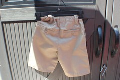 Boys Authentic Galaxy School Uniform Size 5 Khaki Shorts