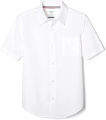 FRENCH TOAST BOYS SCHOOL UNIFORM DRESS SHIRT SHORT SLEEVE POCKET WHITE 3 LOT 16