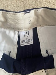 Gap Kids Size 14 Boys Shorts Navy Blue Cotton Dress Uniform Chino Flat Front NWT